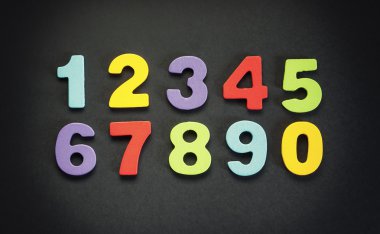 renkli numaralar 