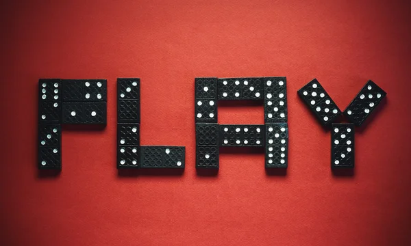 Play Dominoes — Stock Photo, Image