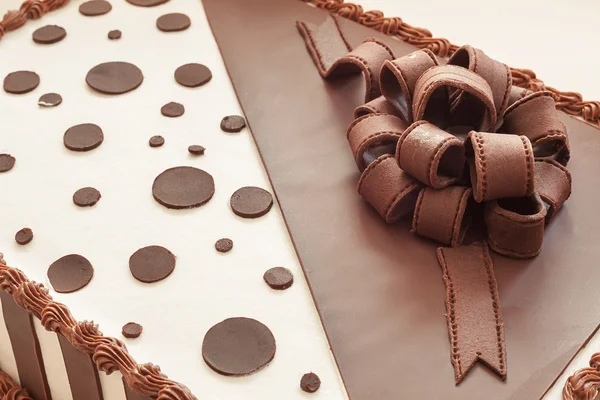 Decorazione torta al cioccolato — Foto Stock