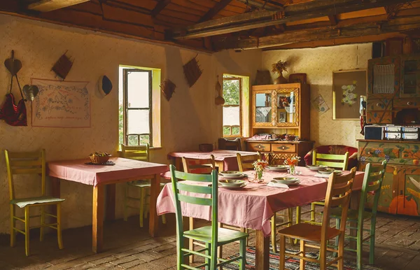 Сербский ресторан — стоковое фото