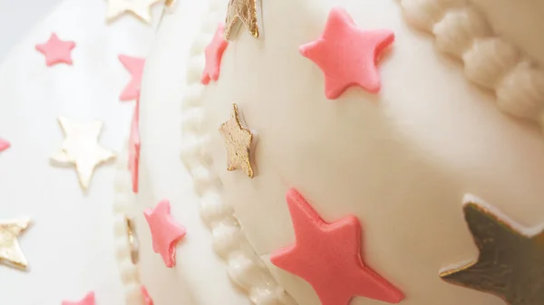 Tarta de Cumpleaños Detalles — Foto de Stock