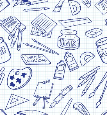 Sorunsuz arka plan sanat malzemeleri