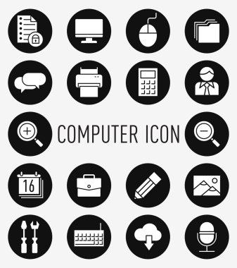 bilgisayar web simgeler kümesi