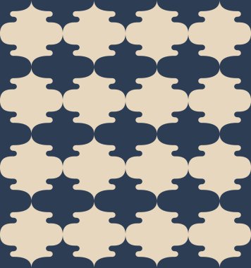 Vintage geometrik desen