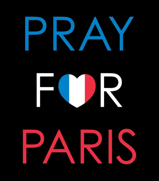 Priez pour Paris — Image vectorielle