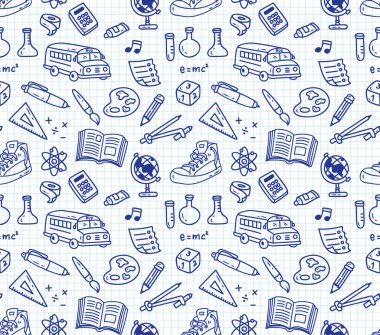 Okulun arka planına.