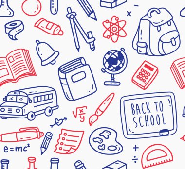 Okulun arka planına.