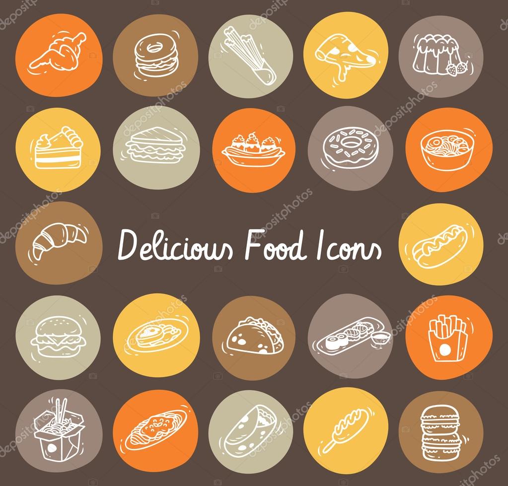 Set of cartoon food icons Stock Vector Image by ©mhatzapa #107517144 Set of cartoon food icons Stock Vector Image by ©mhatzapa #107517144