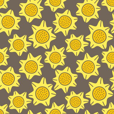 Güneş Çiçekleri arka plan