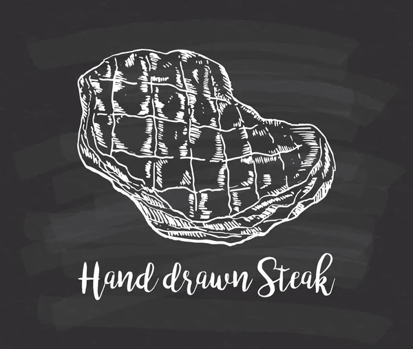 Carne de bovino desenhada à mão —  Vetores de Stock