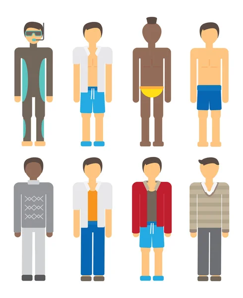 Set of  people icon — Stock Vector