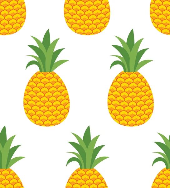Ananas zomer achtergrond — Stockvector