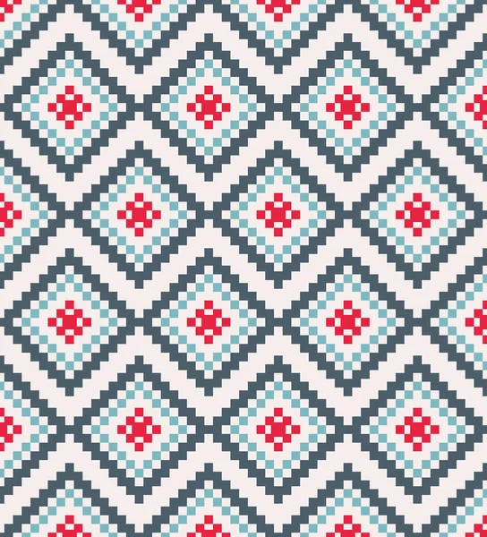 Abstracte pixel naadloze patroon — Stockvector