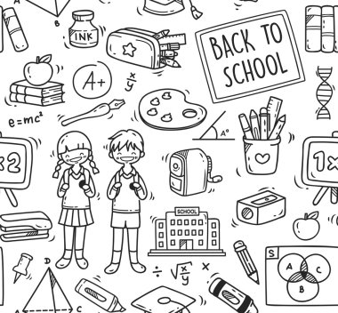 back to school background clipart