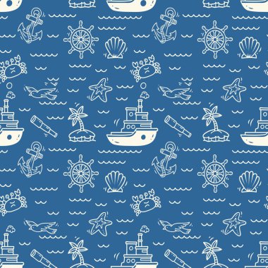 çizgi film deniz arka plan