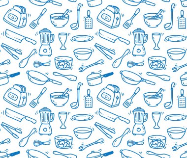 mutfak aletleri sorunsuz arka plan