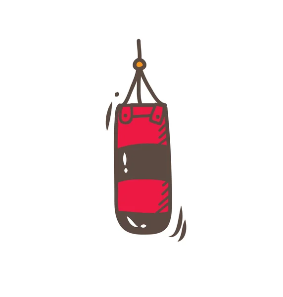 Boxing sandbag icon — Stock Vector