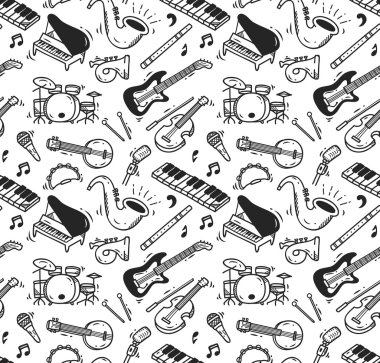 müzik aletleri arka plan