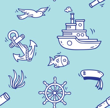 çizgi film deniz arka plan