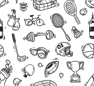 spor ekipmanları sorunsuz arkaplan