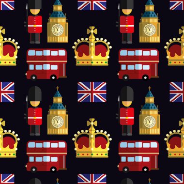 İngiltere'de semboller desen