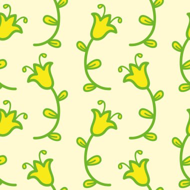 çiçek desen doodle