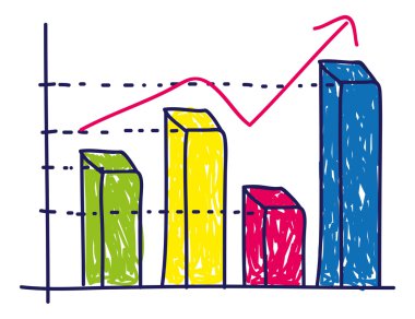 Kar grafik grafik doodle tarzı