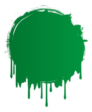 Grunge yuvarlak Libya bayrağı