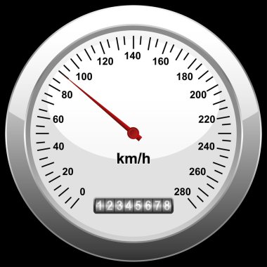 Araba hız göstergesi simgesi