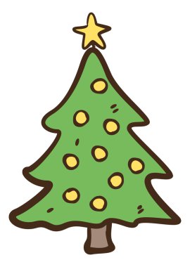 çizgi film Noel ağacı