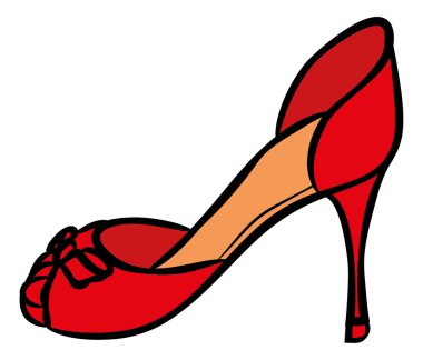 yüksek topuk ayakkabı simgesi