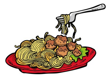 Spagetti kırmızı plaka