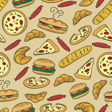 naadloze voedsel patroon