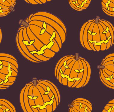 Cadılar Bayramı balkabağı deseni