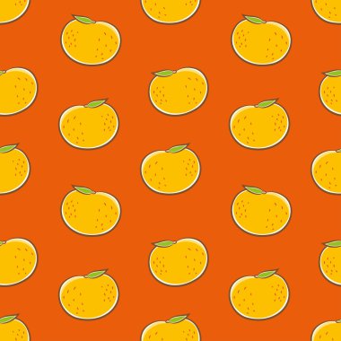 Turuncu meyve deseni