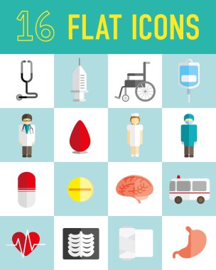 Hastane, tıp simgeler