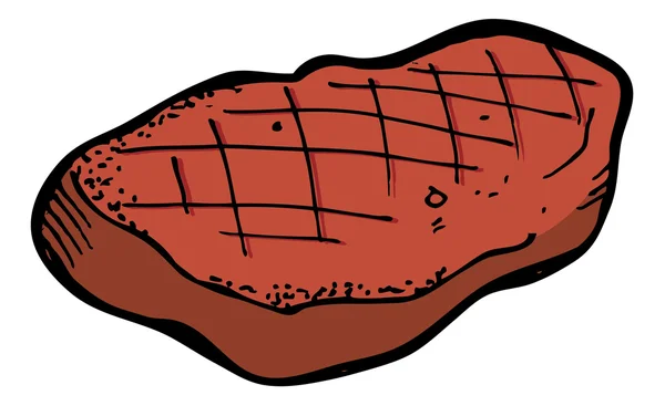 Carne de solomillo — Vector de stock