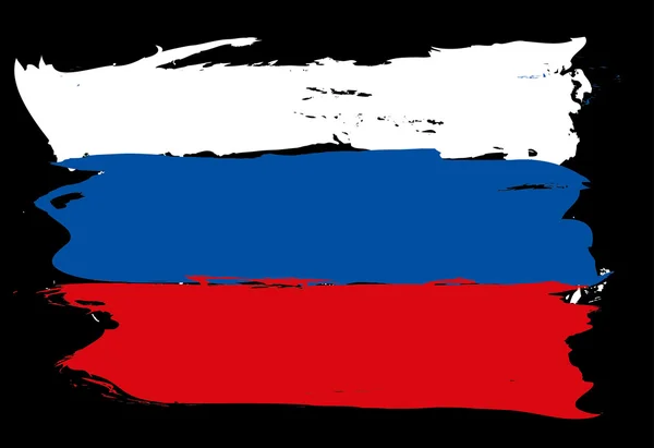 Rusland grunge vlag — Stockvector