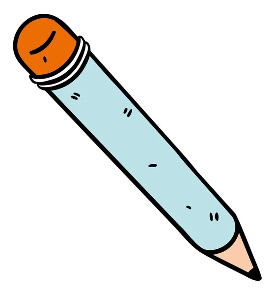 Cartoon pencil doodle — Stock Vector
