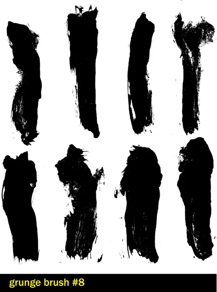 Grunge éclaboussures noires — Image vectorielle