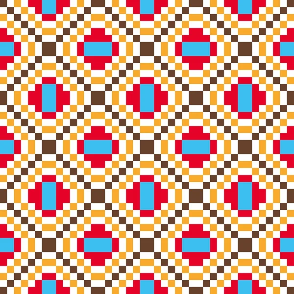 Tribal pixel patroon — Stockvector