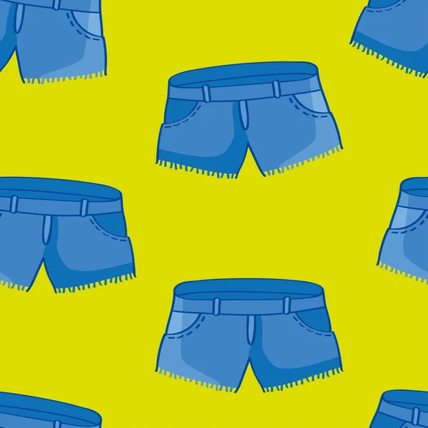 Pants, shorts pattern — Stock Vector