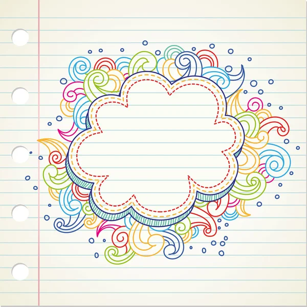 Fantaisie doodle — Image vectorielle