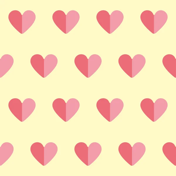 Amore cuore modello — Vettoriale Stock
