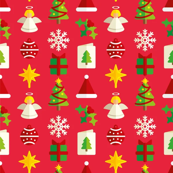 Christmas card pattern — Stock Vector