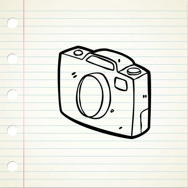 Vintage camera cartoon — Stockvector