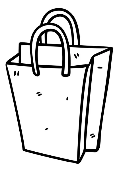 Carta shopping bag — Vettoriale Stock