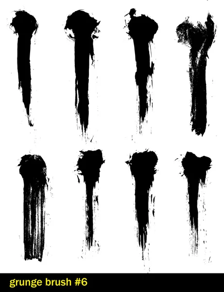 Grunge éclaboussures noires — Image vectorielle