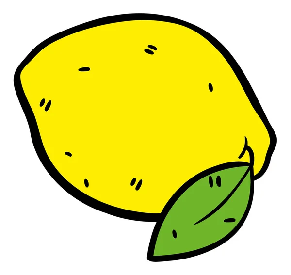 Citron v stylu doodle — Stockový vektor