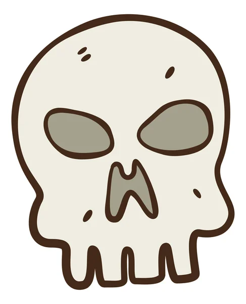 Hand drawn skull — Stock Vector